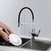 Смеситель для кухни Gappo G4395-50 цвет Черный матовый-29