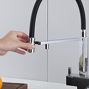 Смеситель для кухни Gappo G4395-50 цвет Черный матовый-30