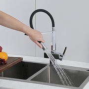 Смеситель для кухни Gappo G4395-50 цвет Черный матовый-31