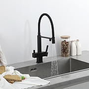 Смеситель для кухни Gappo G4395-56 цвет Черный матовый-28
