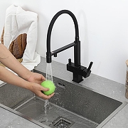 Смеситель для кухни Gappo G4395-56 цвет Черный матовый-29