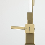 Смеситель для кухни Gappo G4395-63 цвет Золотой сатин Белый-11