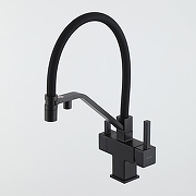 Смеситель для кухни Gappo G4395-66 цвет Черный матовый-12