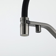 Смеситель для кухни Gappo G4395-69 цвет Оружейная сталь Черный-6