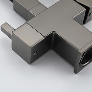 Смеситель для кухни Gappo G4395-69 цвет Оружейная сталь Черный-8