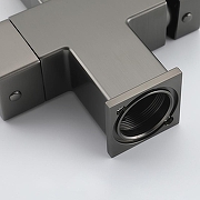 Смеситель для кухни Gappo G4395-69 цвет Оружейная сталь Черный-11