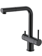 Смеситель для кухни Gappo G4397-76 цвет Черный матовый
