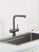 Смеситель для кухни Gappo G4397-79 цвет Оружейная сталь-1