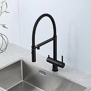 Смеситель для кухни Gappo G4397-86 цвет Черный матовый-2