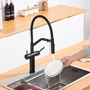 Смеситель для кухни Gappo G4399-86 цвет Черный матовый-1