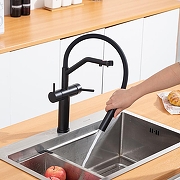 Смеситель для кухни Gappo G4399-86 цвет Черный матовый-3