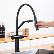 Смеситель для кухни Gappo G4399-86 цвет Черный матовый-4