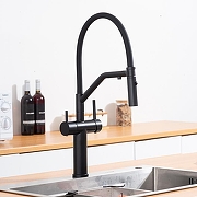 Смеситель для кухни Gappo G4399-86 цвет Черный матовый-7