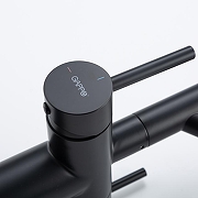 Смеситель для кухни Gappo G4399-86 цвет Черный матовый-13
