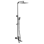 Душевая система Frap F24802-9 цвет Оружейная сталь-1