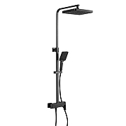 Душевая система Frap F2490-6 цвет Черный матовый