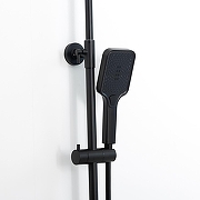 Душевая система Frap F2491-26 цвет Черный матовый-8