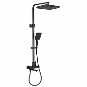 Душевая система Frap F2491-6 цвет Черный матовый