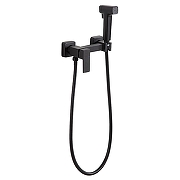 Гигиенический душ со смесителем Frap F7591-6 цвет Черный матовый