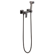 Гигиенический душ со смесителем Frap F7591-9 цвет Оружейная сталь