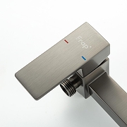 Гигиенический душ со смесителем Frap F7591-9 цвет Оружейная сталь-15