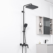 Душевая система Gappo G2428-6 цвет Черный матовый-1