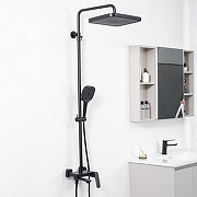 Душевая система Gappo G2428-6 цвет Черный матовый-2