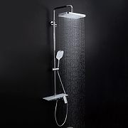 Душевая система Gappo G2496-10 цвет Белый Хром-1