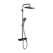 Душевая система Gappo G2496-19 цвет Оружейная сталь