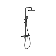 Душевая система Gappo G2496-26 цвет Черный матовый