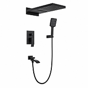 Душевая система Gappo G7107-76 цвет Черный матовый