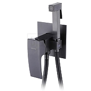 Гигиенический душ со смесителем Gappo G7207-9 цвет Оружейная сталь-1