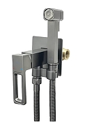 Гигиенический душ со смесителем Gappo G7217-19 цвет Оружейная сталь