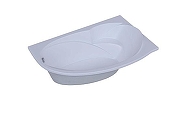 Акриловая ванна Azario Паулина 150х95 R AV.0071150 цвет Белый-1