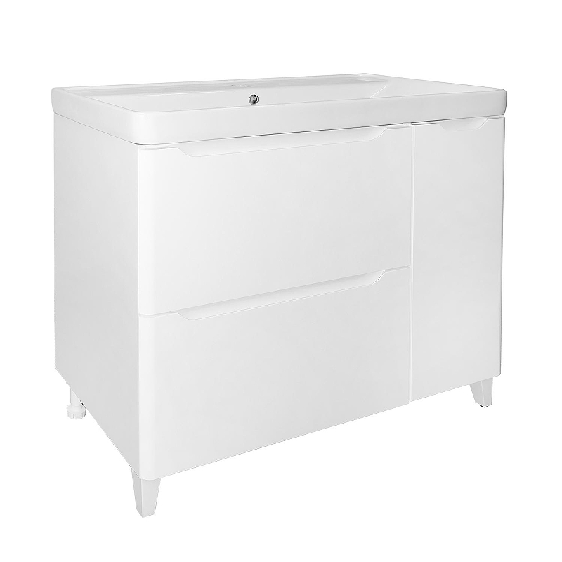 Тумба с раковиной Azario Лотос 100/2 Н CS00093901 