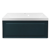 Тумба с раковиной Azario Беллони 80 CS00098082 подвесная цвет Зеленый-2