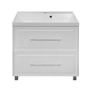 Тумба с раковиной Azario Беллони 80/2Н CS00098085 цвет Белый матовый-1