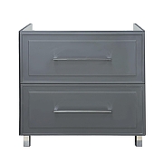 Тумба с раковиной Azario Беллони 80/2Н CS00098086 цвет Графит-4