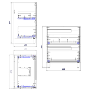 Тумба с раковиной Azario Элегия 70/2Н CS00106424 цвет Белый матовый-4