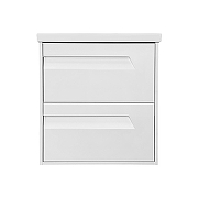 Тумба с раковиной Azario Элегия 60 CS00106441 подвесная цвет Белый матовый-1