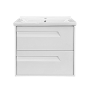 Тумба с раковиной Azario Элегия 70 CS00106442 подвесная цвет Белый матовый-1