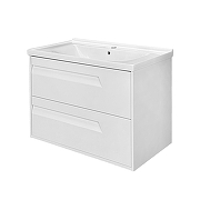 Тумба с раковиной Azario Элегия 90 CS00106444 подвесная цвет Белый матовый