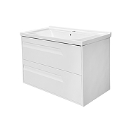 Тумба с раковиной Azario Элегия 100 CS00106445 подвесная цвет Белый матовый
