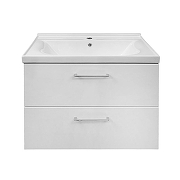 Тумба с раковиной Azario Ника 70 CS00106460 подвесная цвет Белый глянцевый-6