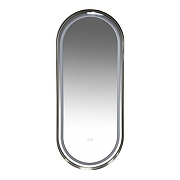 Зеркало Azario Блейк 50 АZ-LED011825 с подсветкой цвет Хром глянцевый с сенсорным выключателем-1