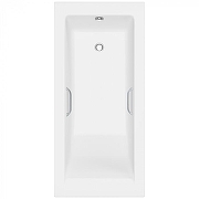 Ванна из искусственного камня Delice Diapason 155х70 DLR330067R-G цвет Белый глянцевый с ручками Хром-9
