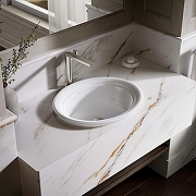 Раковина встраиваемая сверху Jacob Delafon (Kohler) Harken 53 21780T-0 цвет Белый-5