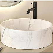 Раковина накладная Jacob Delafon Vox 42 E14800-HYC цвет White marble-2