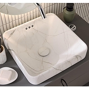 Раковина накладная Jacob Delafon Vox 40 E2661-HYC цвет White marble-1