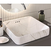 Раковина накладная Jacob Delafon Vox 40 E2661-HYC цвет White marble-2